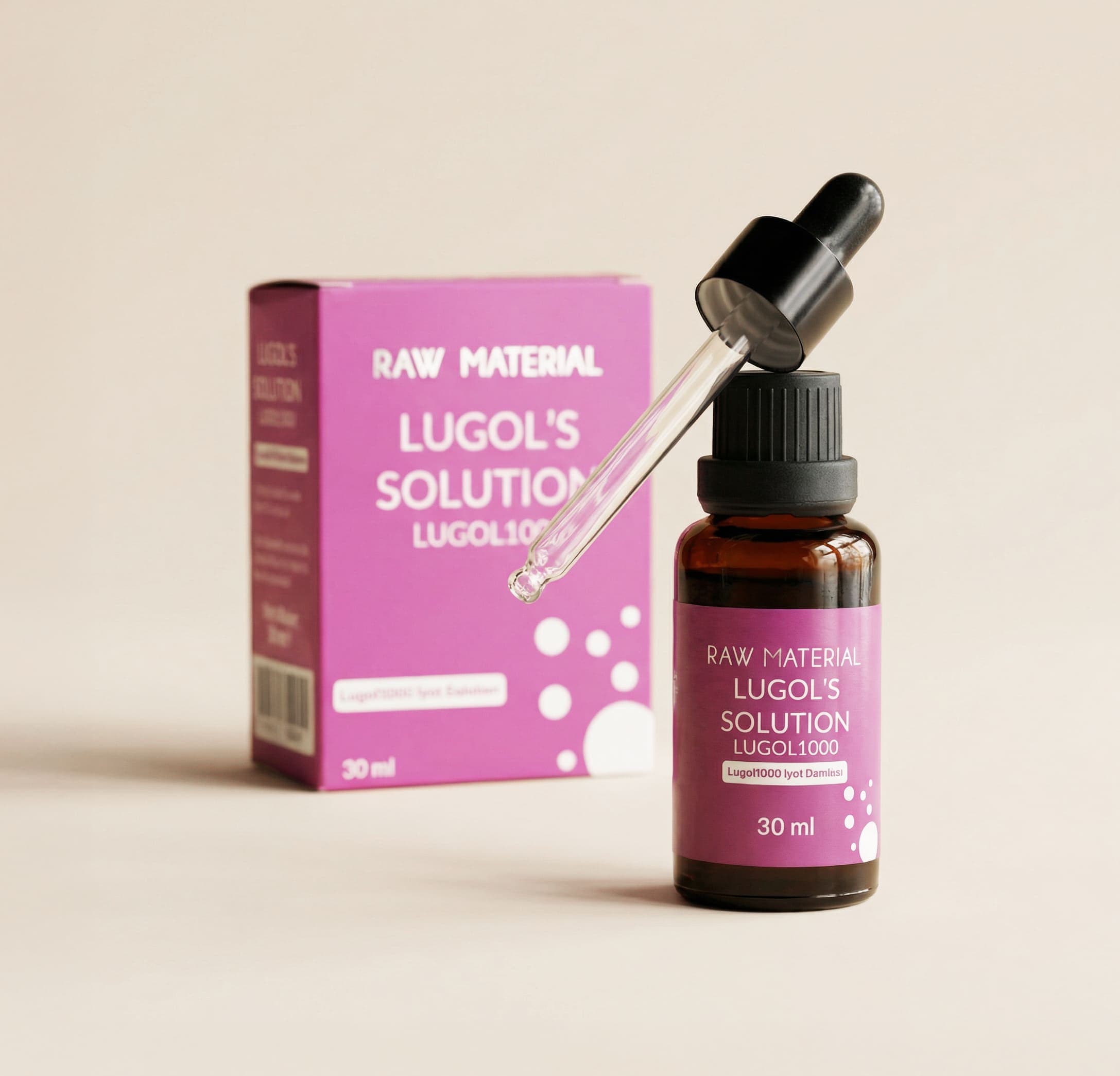Raw Material Lugol’s Solution Lugol 1000 İyot Damla