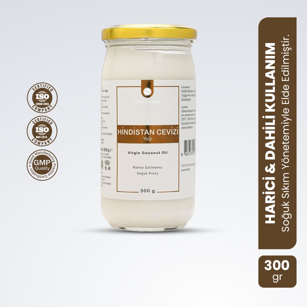 Smart Caps Hindistan Cevizi Yağı 300 gr