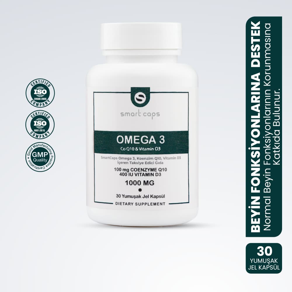 Smart Caps Omega 3 CoQ10 & Vitamin D3