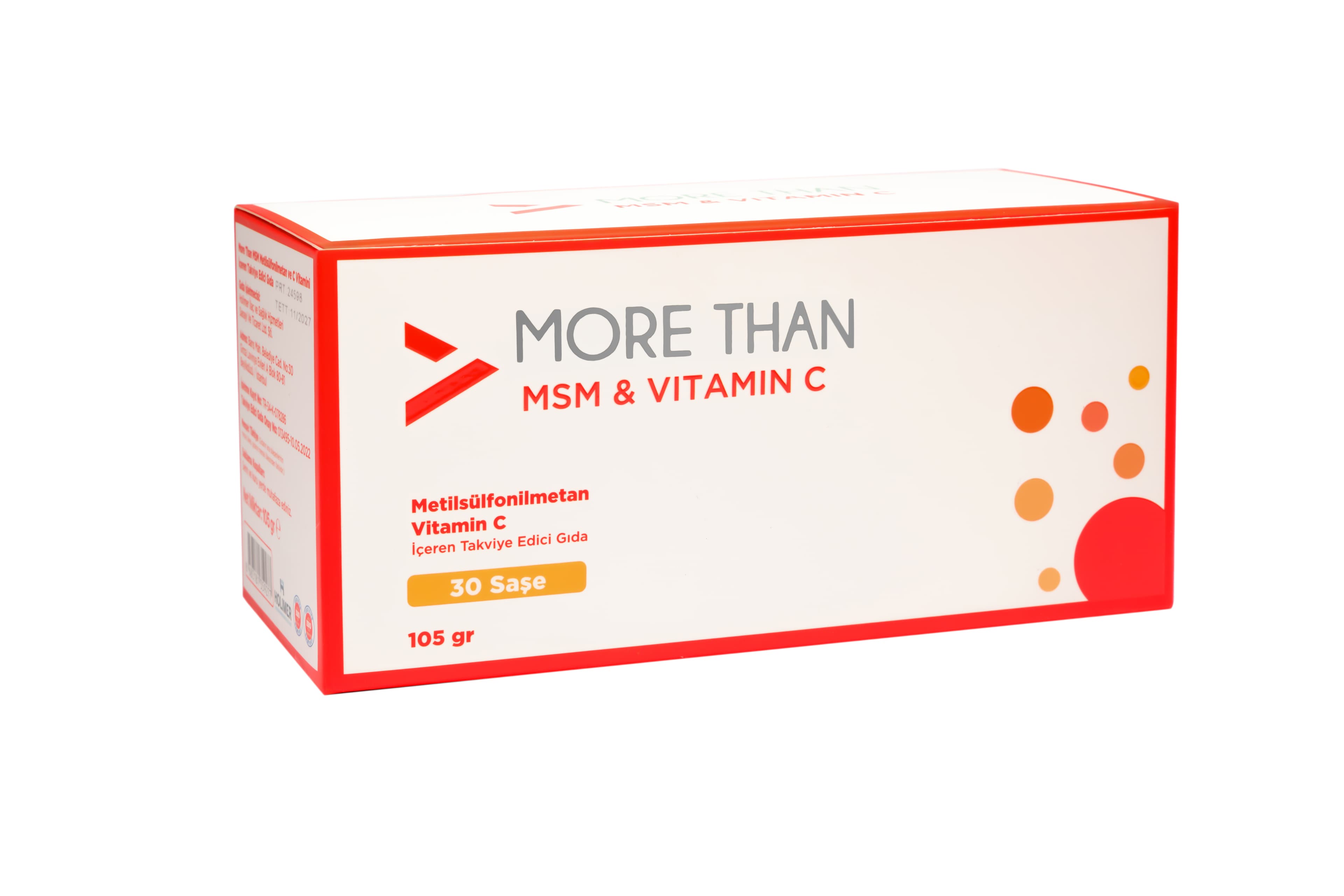More Than MSM & Vitamin C 3000 mg MSM 30 Saşe