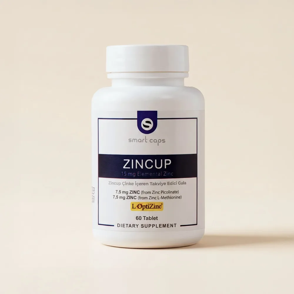 Smart Caps Zincup (L-Çinko Metiyonin & Çinko Pikolinat) ürün görseli